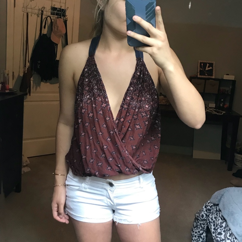 Urban Outfitters Print Flowy Top